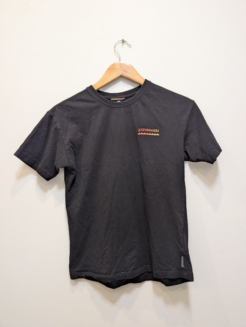 Black Kathmandu T-Shirt, XXS