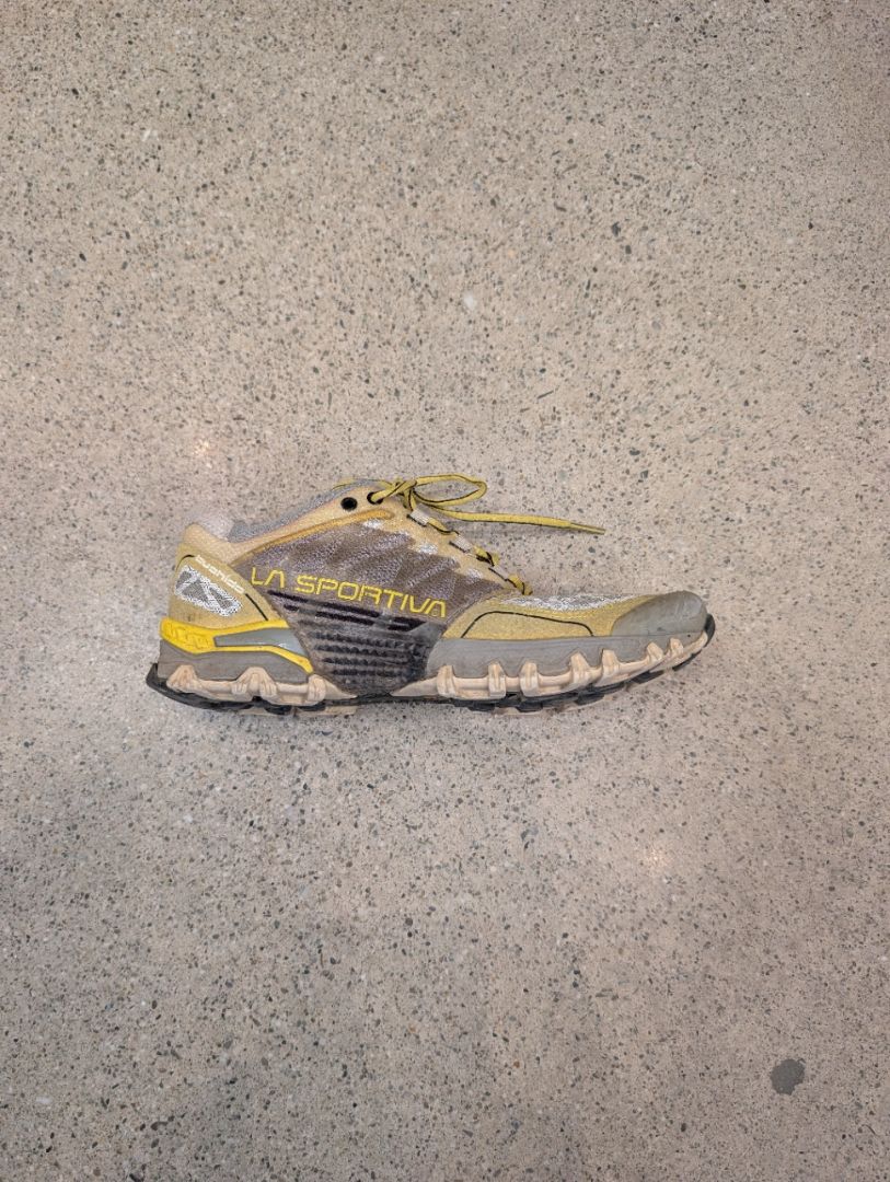 Yellow/Grey La Sportiva Bushido W, EU 38.5