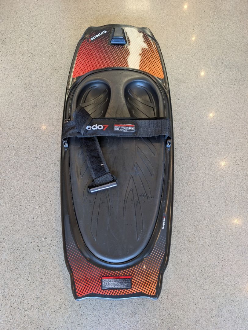 Black/Orange Torpedo7 Edo 7 Kneeboard