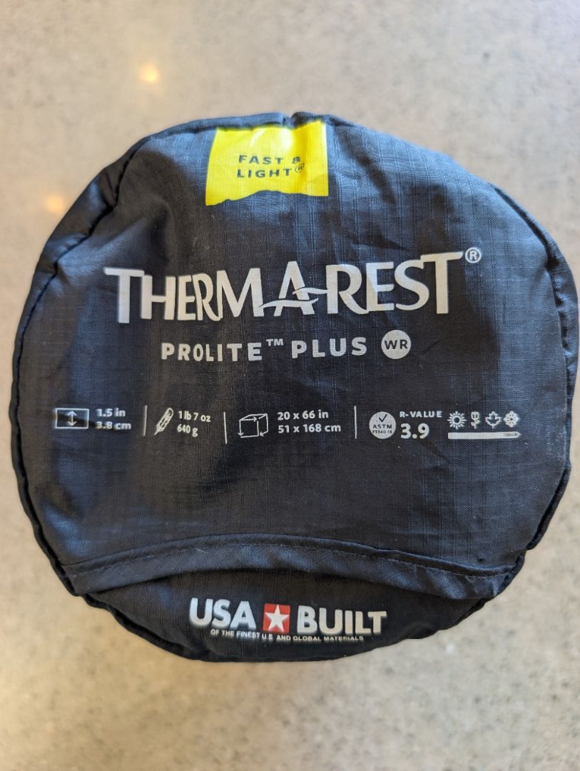 Grey Therm-a-Rest ProLite Plus WR Sleeping Pad, WR