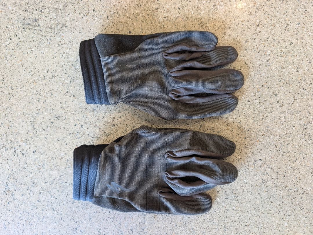 Black Specialized MTB Gloves, L