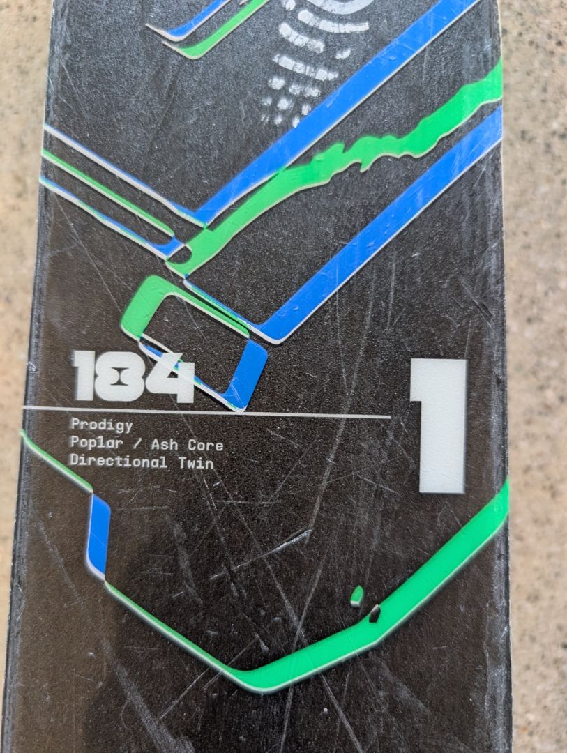 Black/Green Faction Prodigy 1, 184 cm