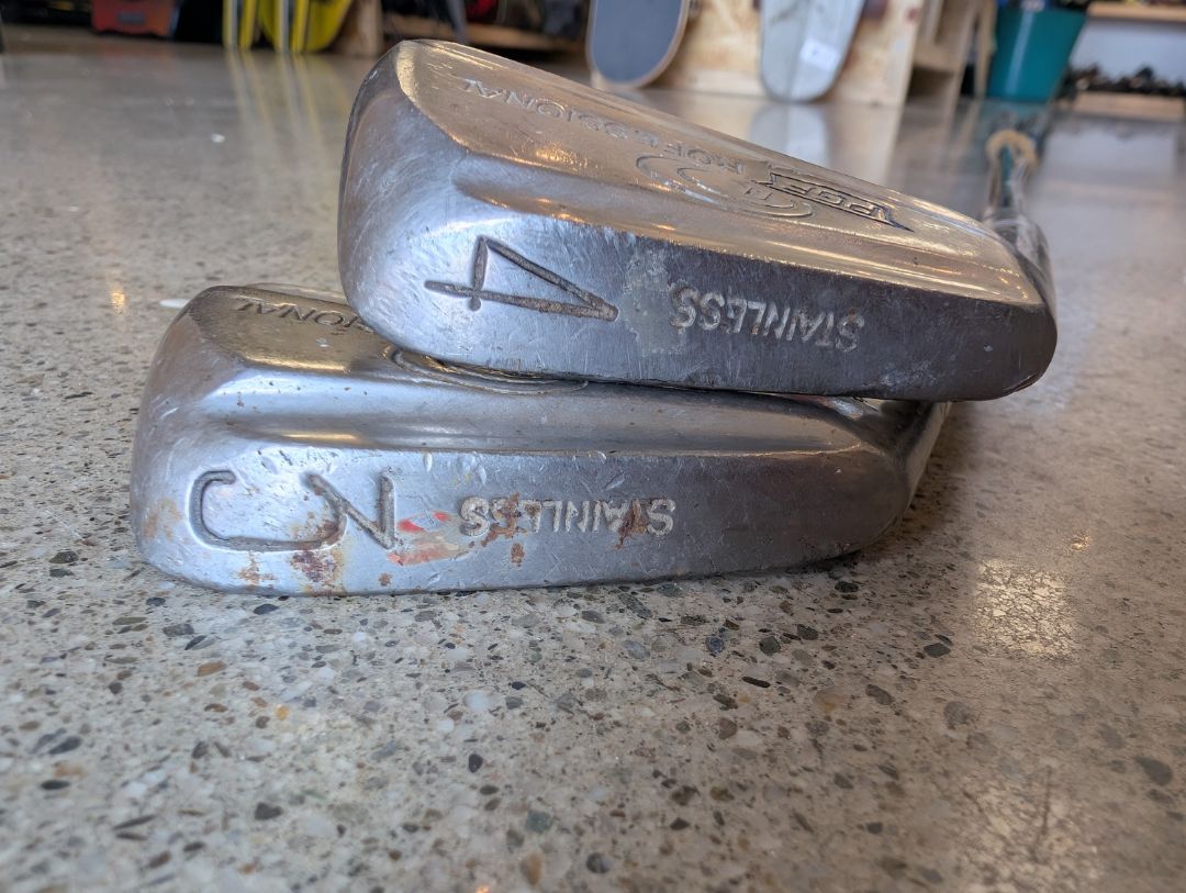 Silver PGF Professional 3 & 4 Irons, Junior LH