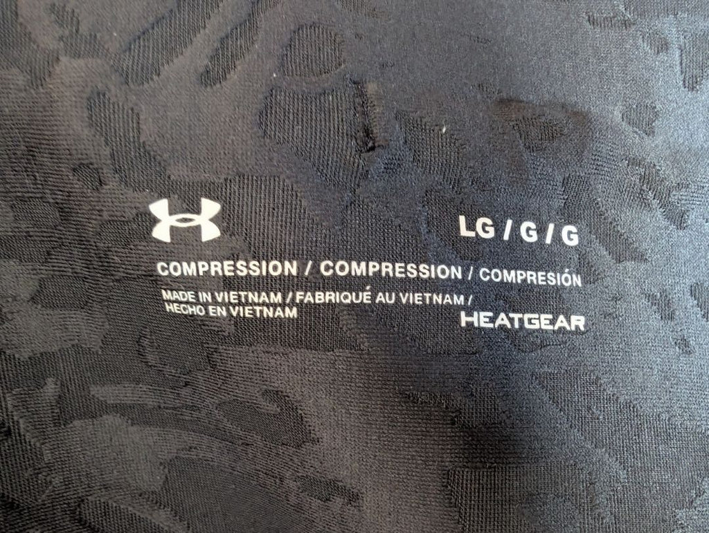 Black Under Armour HeatGear® Compression Leggings, L