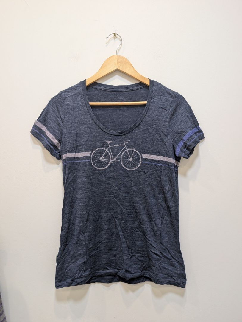 Blue Icebreaker Graphic T-Shirt, M