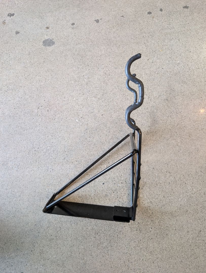 Black  Wall Bike Rack