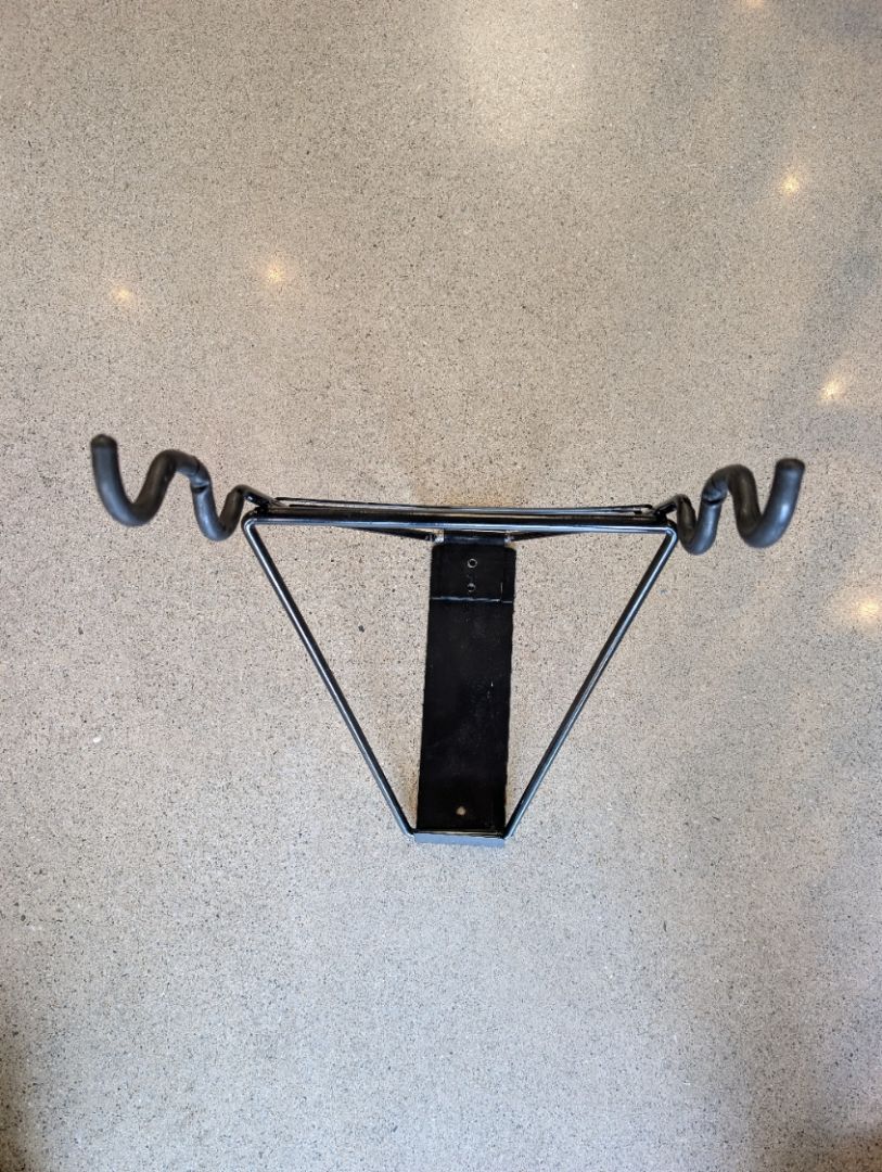 Black  Wall Bike Rack