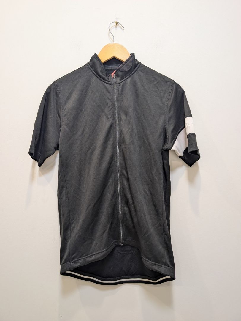 Black Rapha Cycling Jersey, L