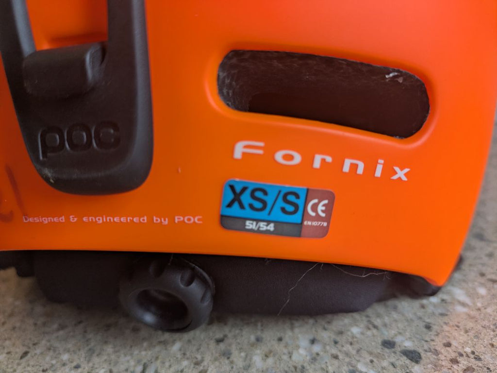 Orange POC Fornix, XS/S 51-54 cm
