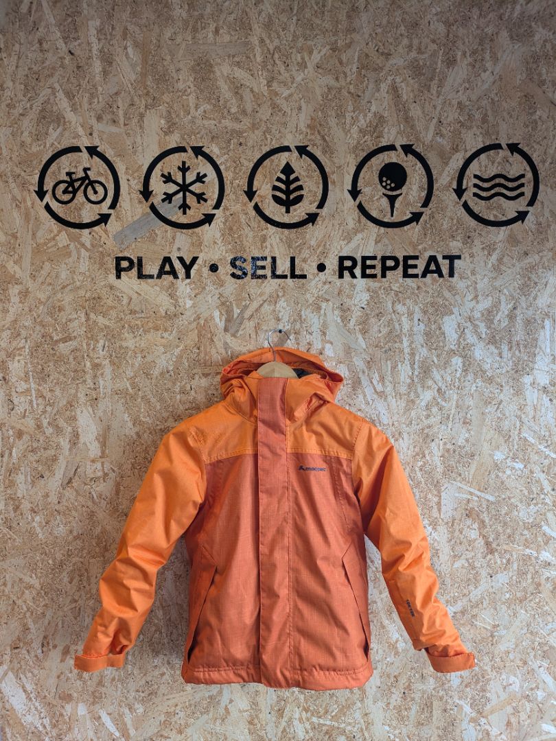 Orange Macpac Jetstream Rain Jacket, 6