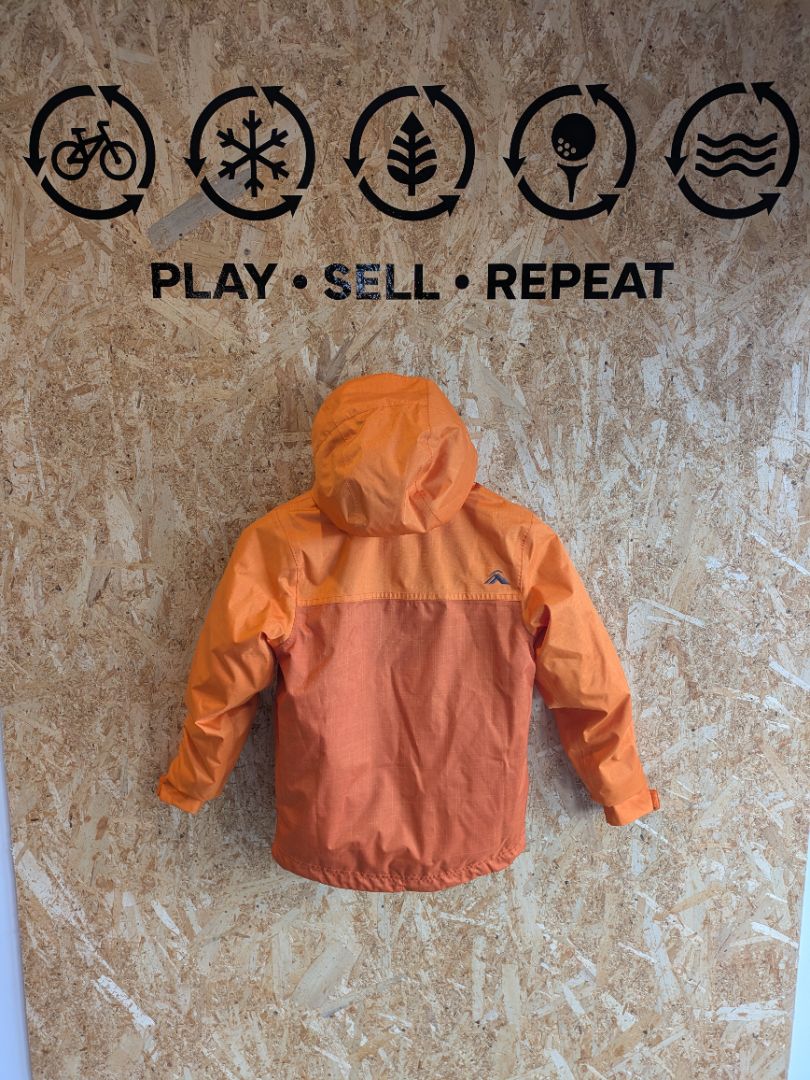 Orange Macpac Jetstream Rain Jacket, 6