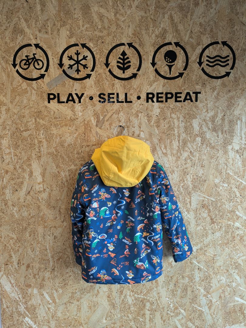 Blue Quiksilver Snow Jacket, 4-5 Years