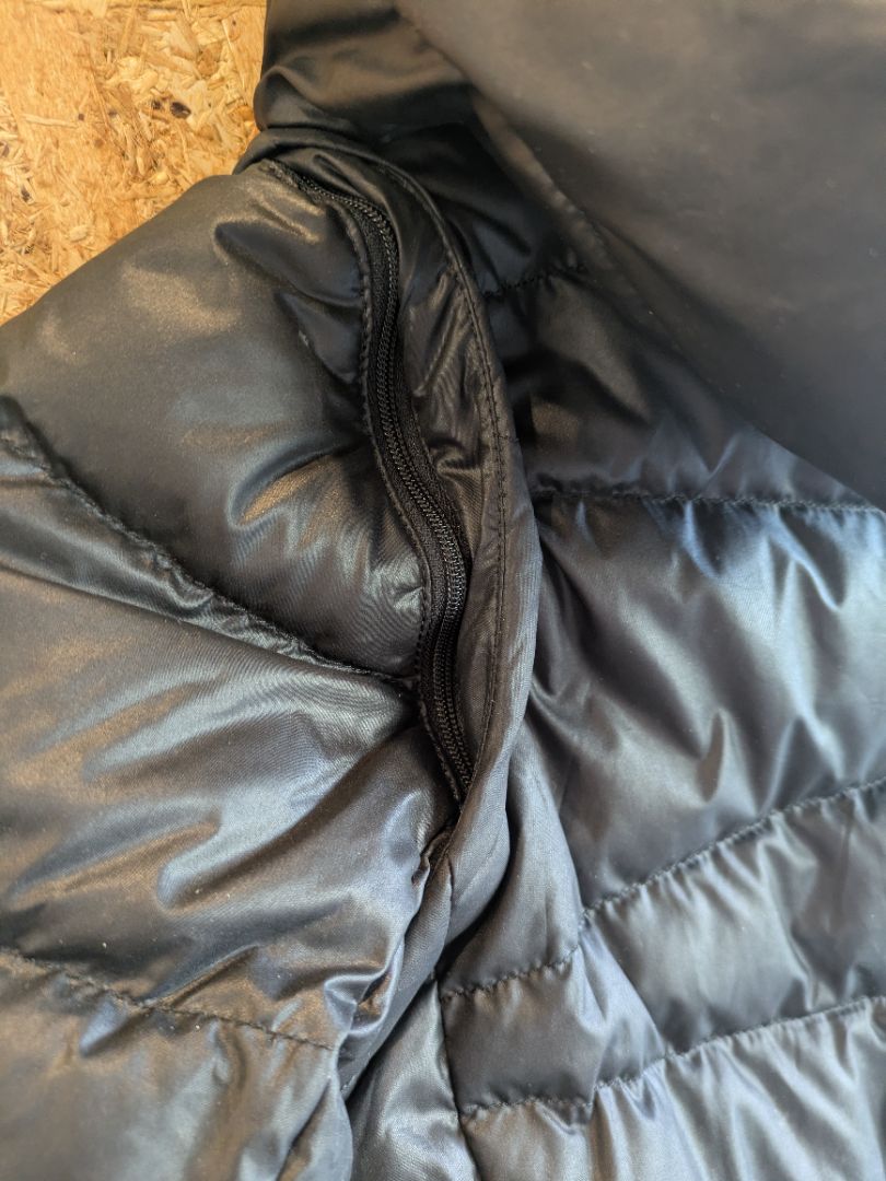 Black Reima Convertible Puffer Jacket/Vest, 104 cm / 4 Years