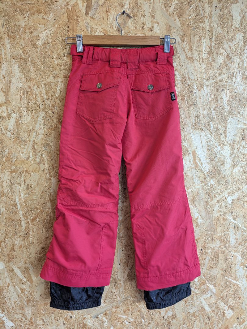 Red Elude Kids Ski Pants, 6 Years