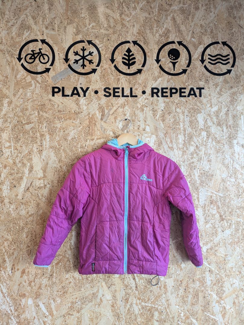 Purple Macpac Kids Insulated Hooded Jacket, 8 Years