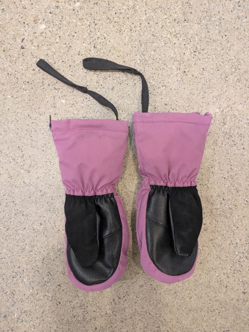 Purple Scott Kids Snow Mittens, M / 3-4 Years