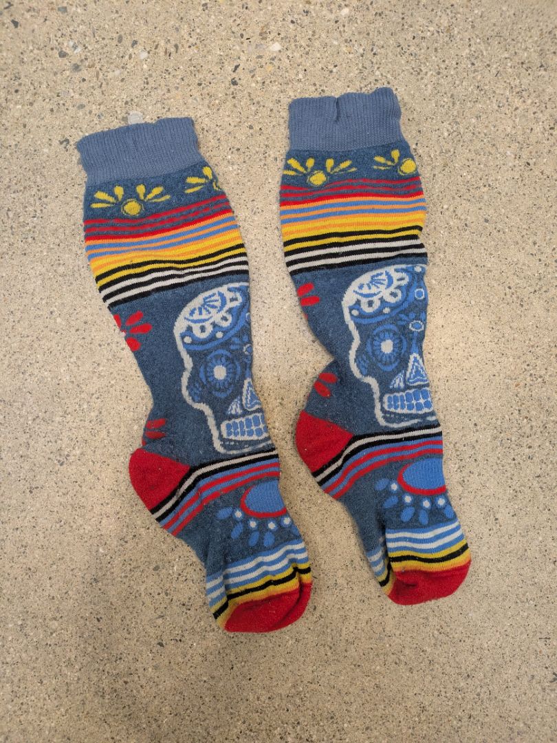 Blue Burton Ski Socks, Unknown