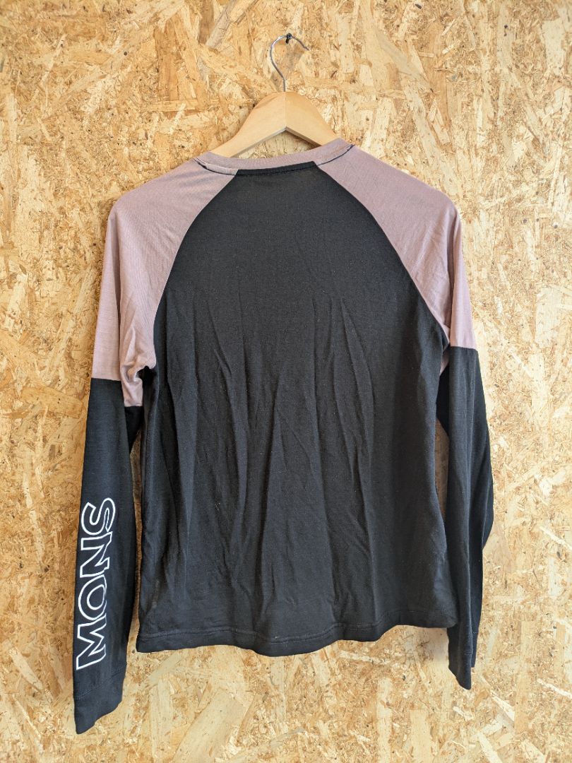 Black Mons Royale Tarn Merino Shift Wind Jersey, S