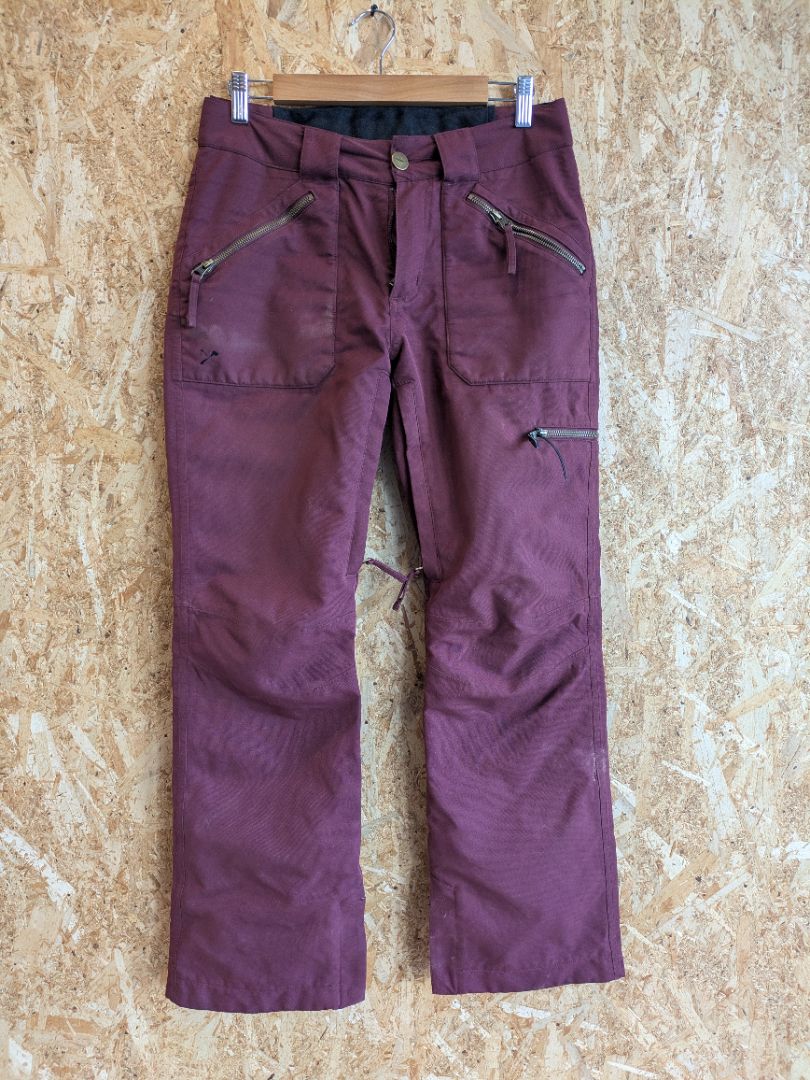 Burgundy Bonfire Snow Pants, S