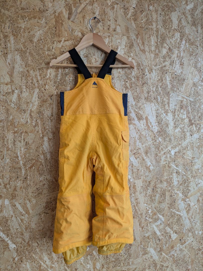 Yellow Burton Minishred Maven Bib, 3T