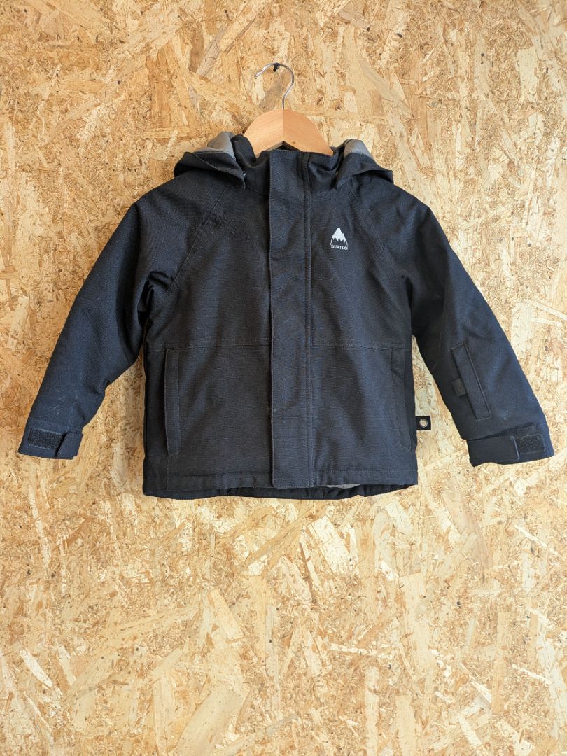 Black Burton Toddler Snow Jacket, 3T