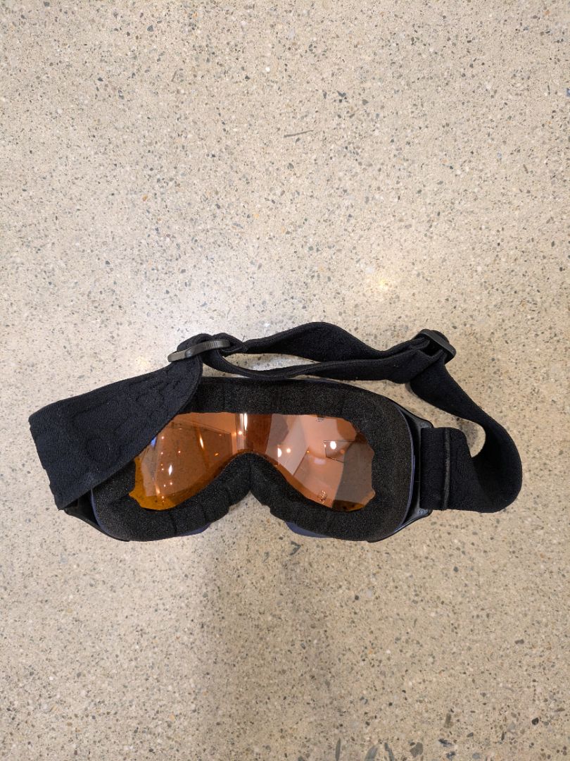 Blue  Ski goggles