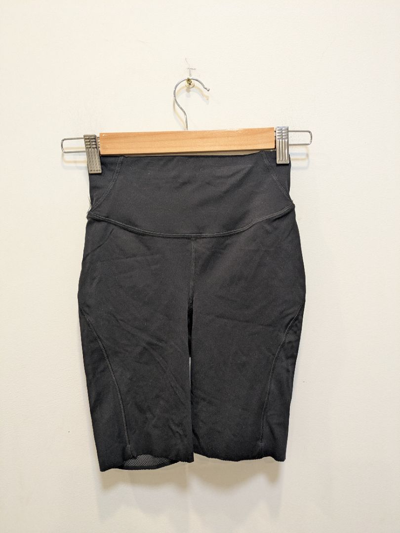 Black Lululemon Fast and Free High-Rise Shorts, 2