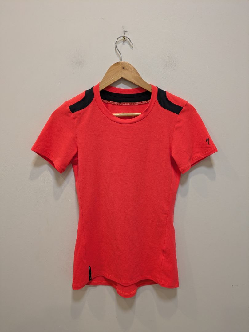 Red Specialized Cycling Tee, XS