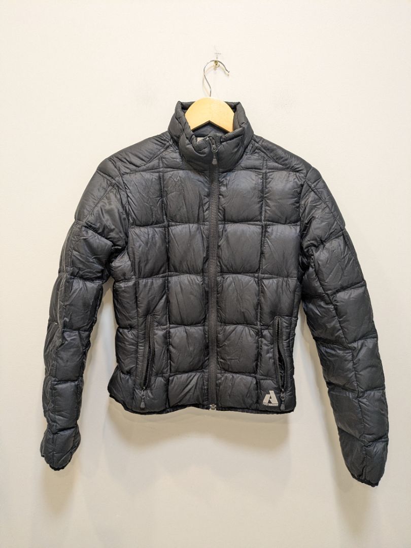 Black Eddie Bauer First Ascent 800 Fill Down Jacket, XS