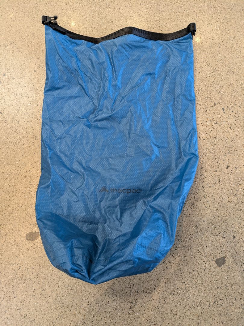 Blue Macpac Dry Bag, 20-30L