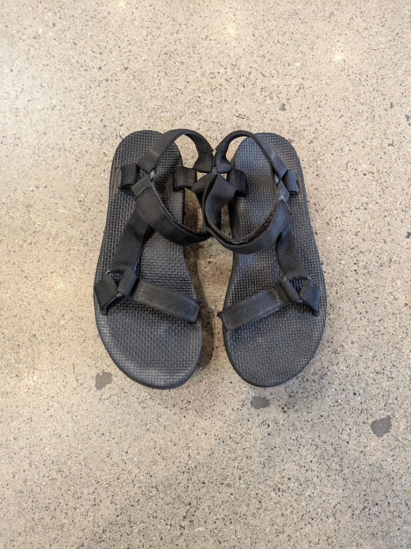 Black  Platform Sport Sandals, EU 38