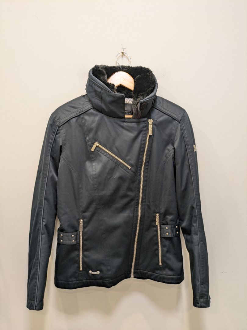 Black Spyder Insulated Moto Jacket, EU 40