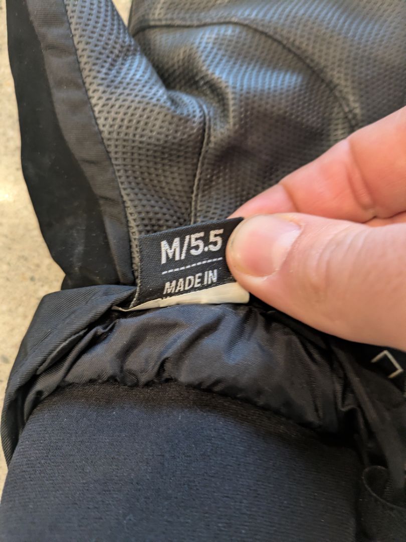 Black Scott Ski Mittens, M / 8.5