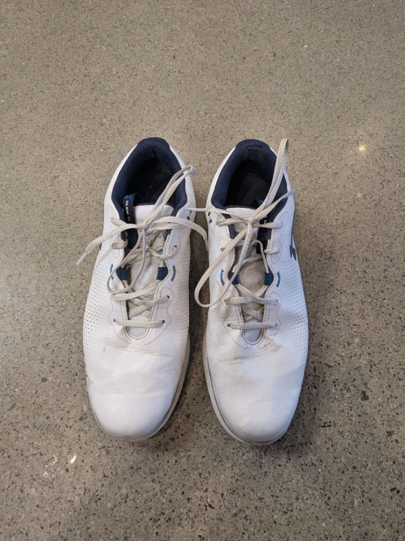 White Under Armour Golf Shoes, EU 44.5