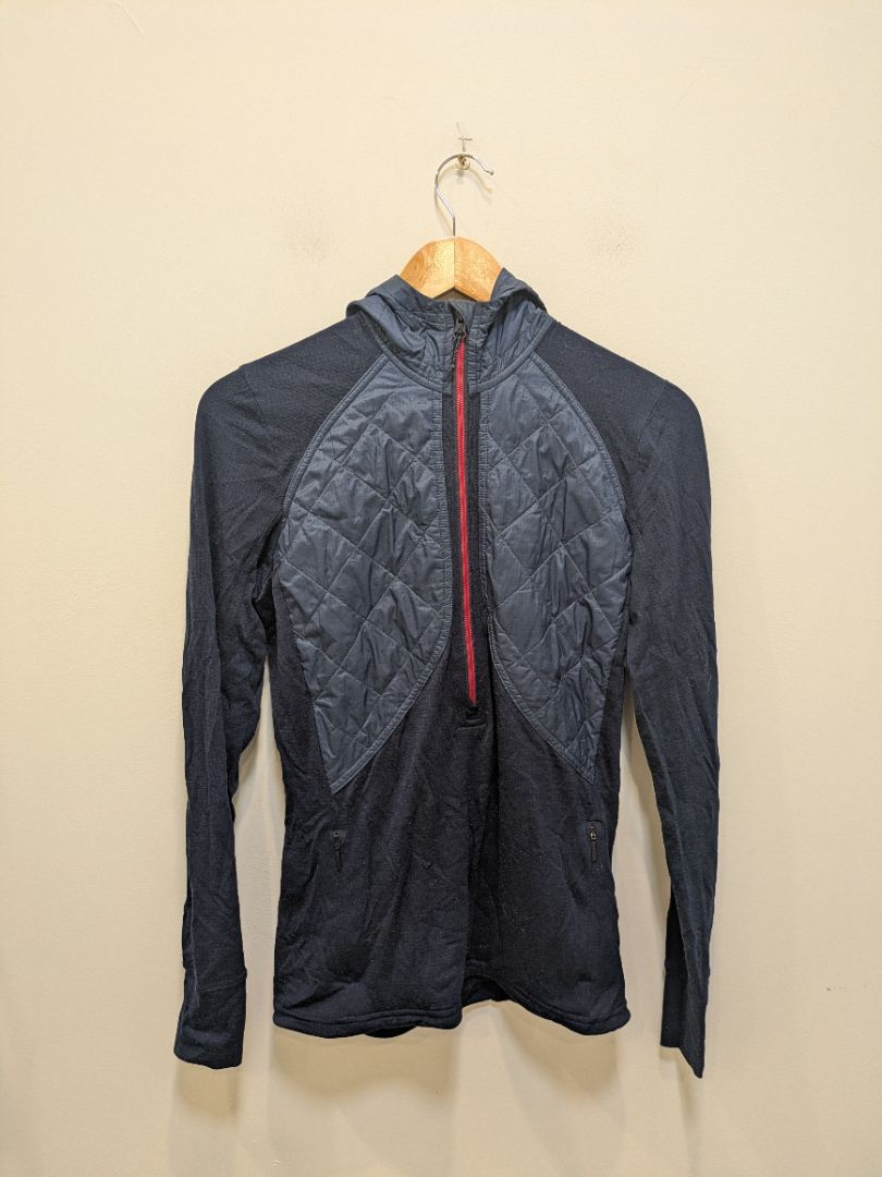 Navy Icebreaker Hybrid Midlayer, S