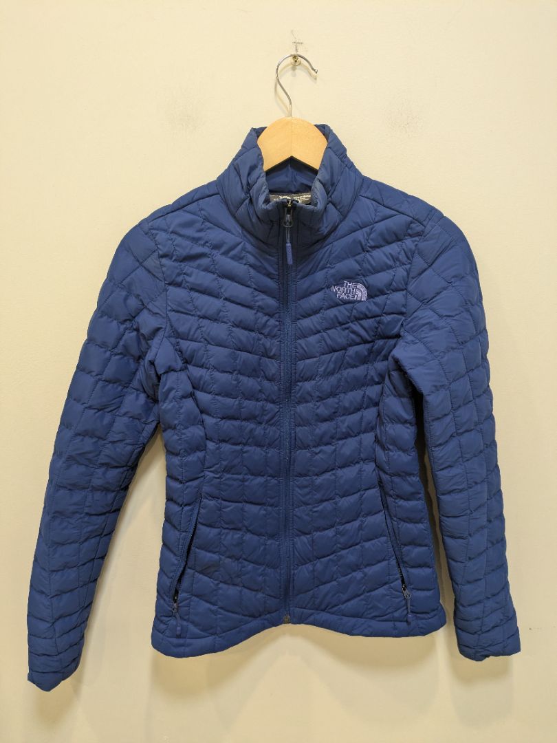 Blue The North Face Insulated Jacket, XS