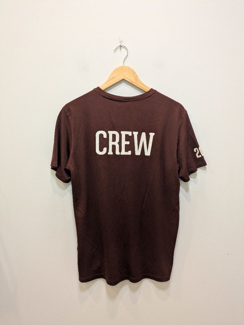Burgundy Asics Motatapu Crew Running Top, M