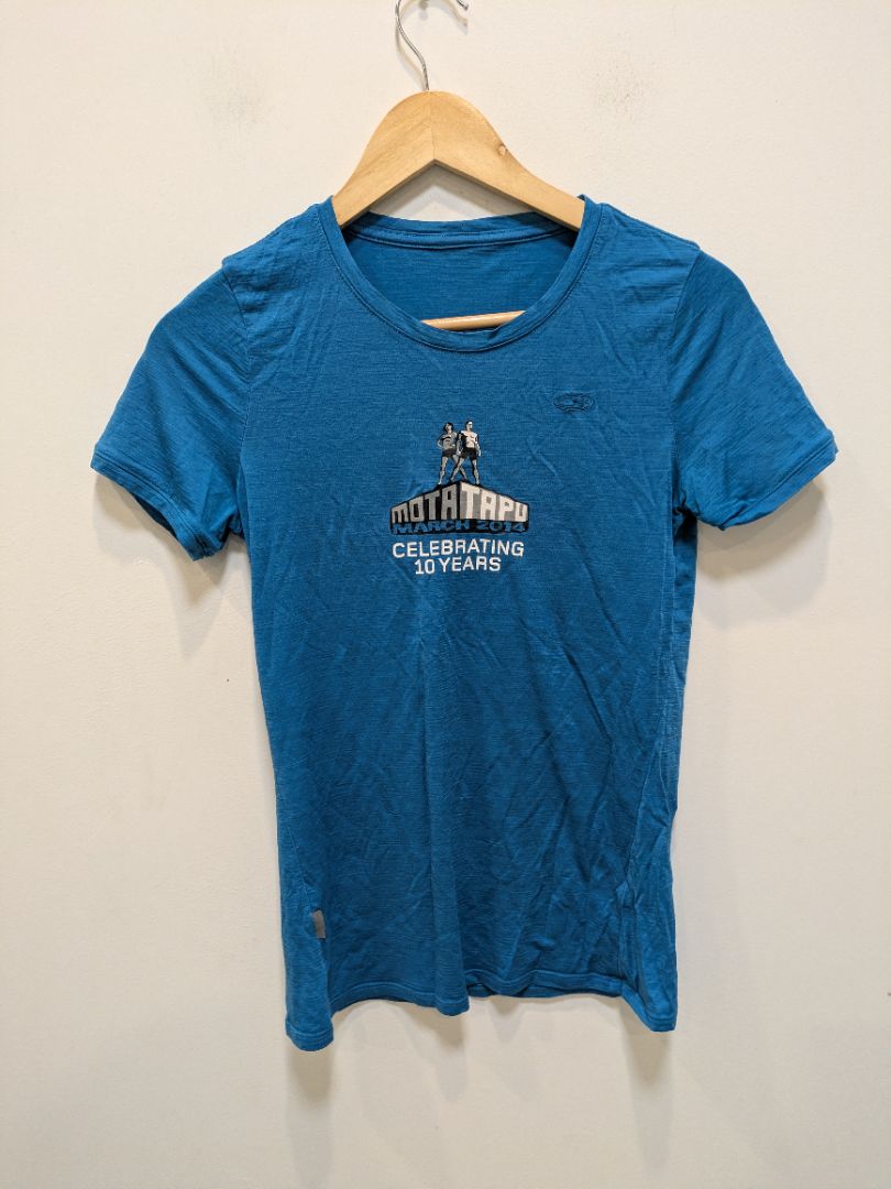 Blue Icebreaker Motatapu 2014 Merino Tee, S