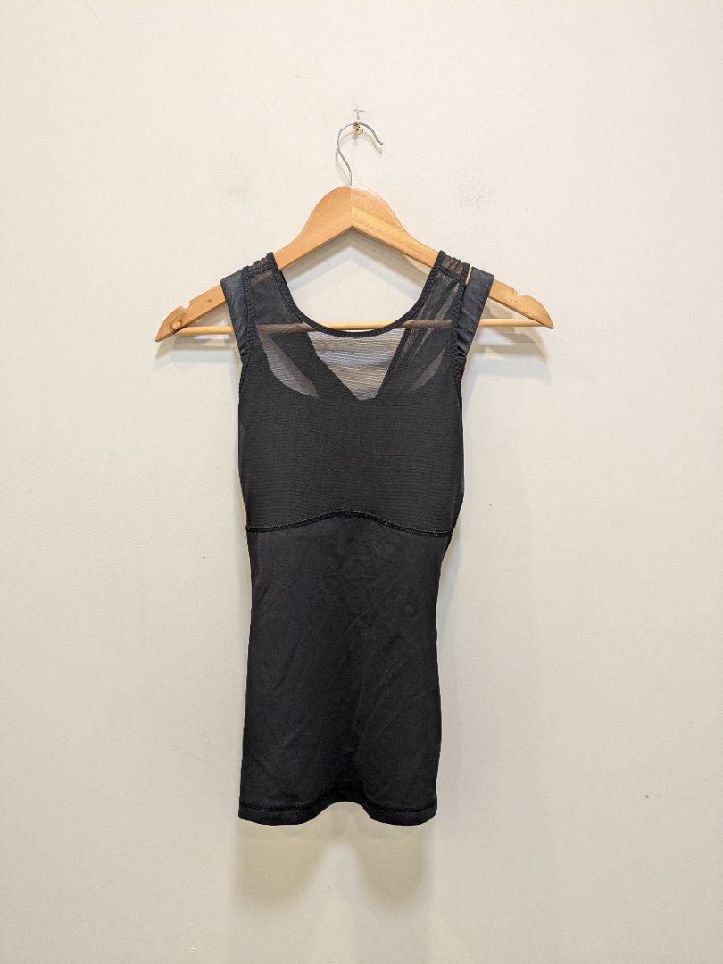 Black Lululemon Cross-Back Training Tank, 6