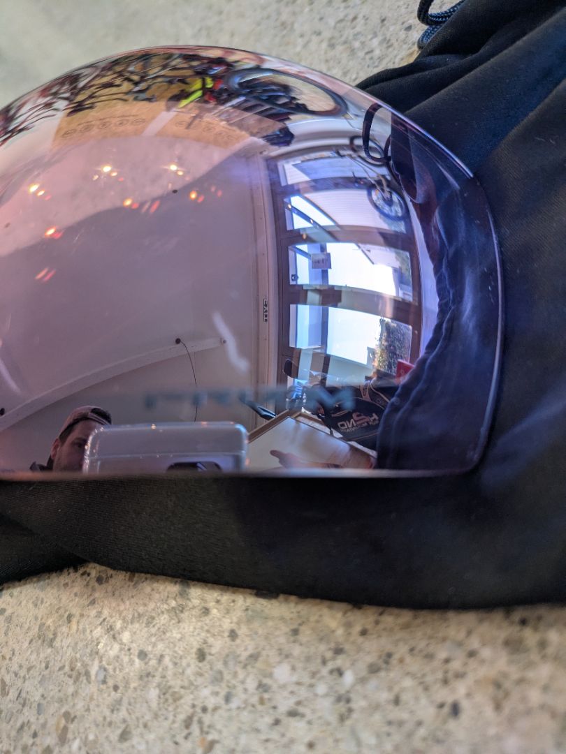 Pink Oakley Flight Deck replacement lens