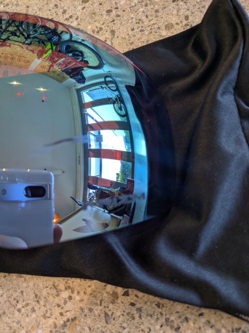 Blue Oakley Flight Deck replacement lens