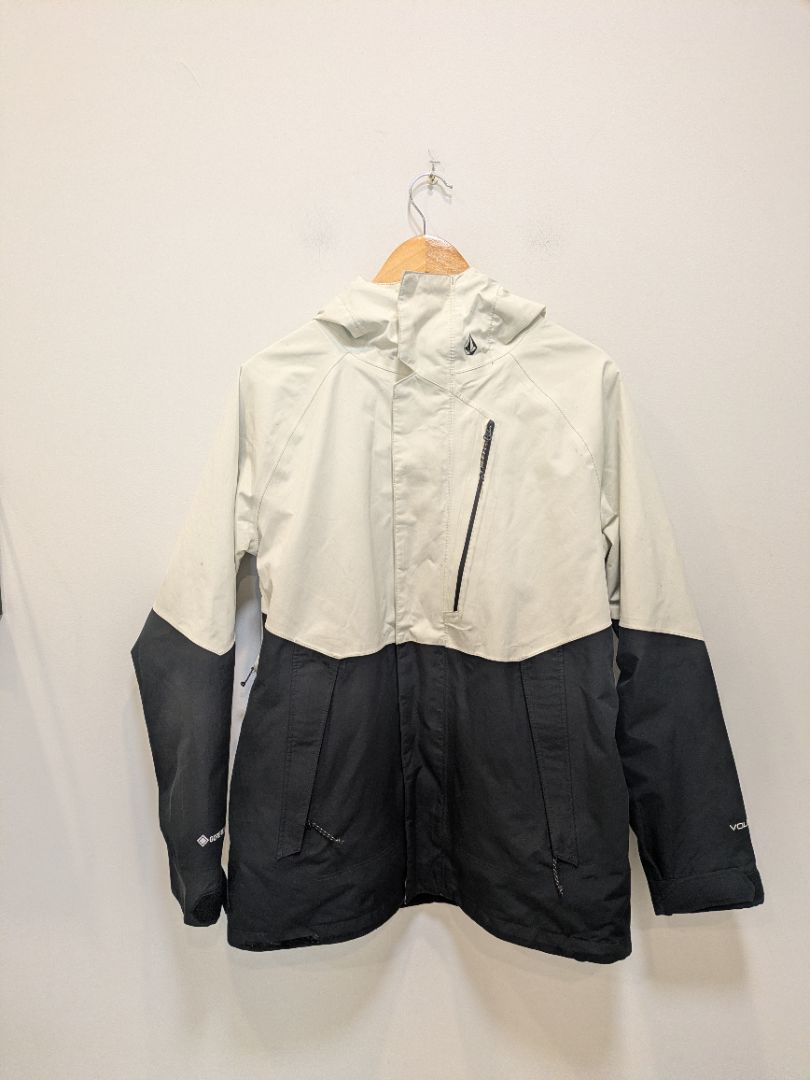 White Volcom Gore-Tex snow jacket, L