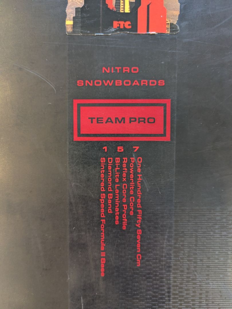 Black Nitro Team Pro, 157 cm