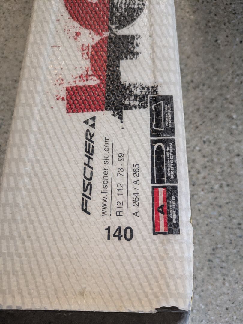 White Fischer XTR Heat, 140 cm