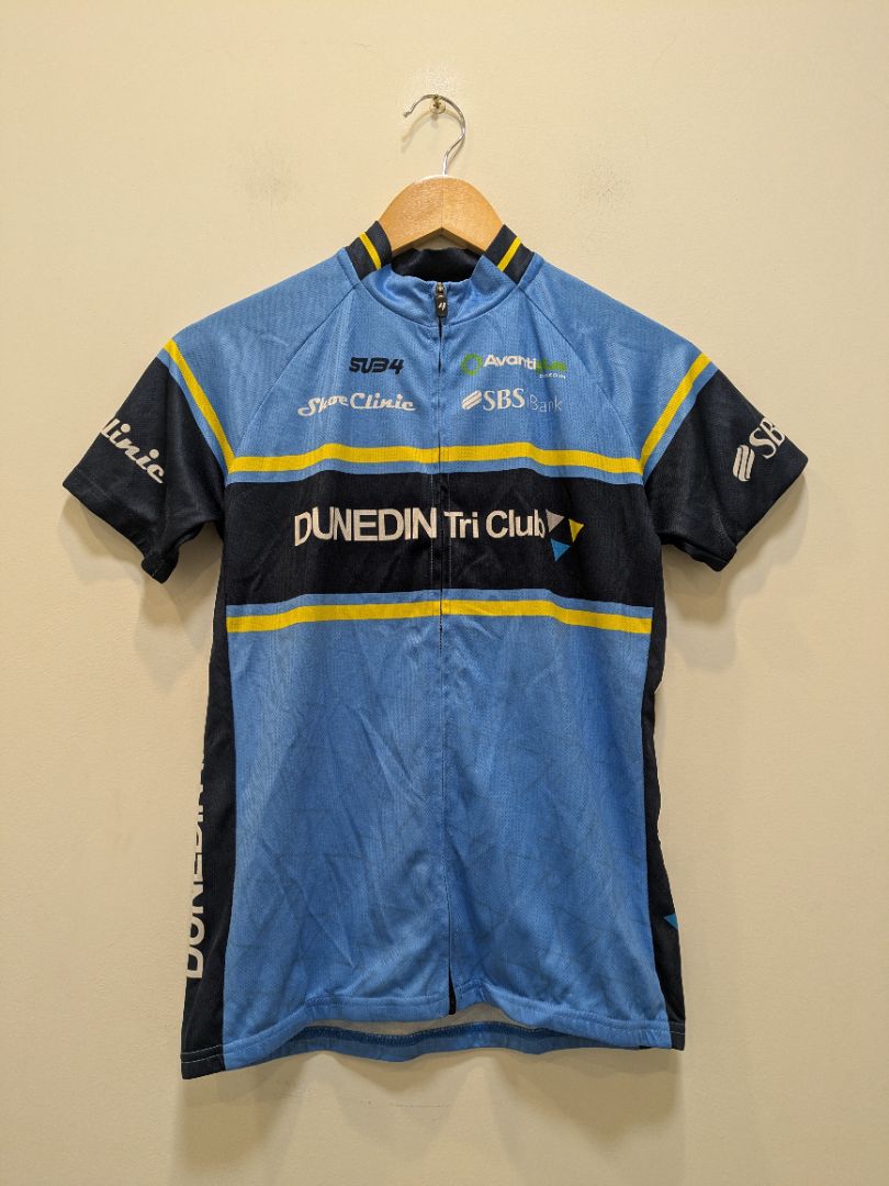Blue SUB4 Cycling Jersey, Medium