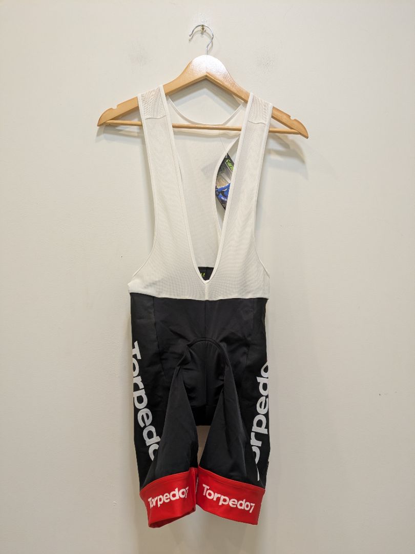 Black Tineli Bib Shorts, M