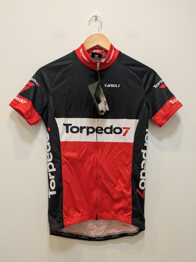 Red Tineli Cycling Jersey, S