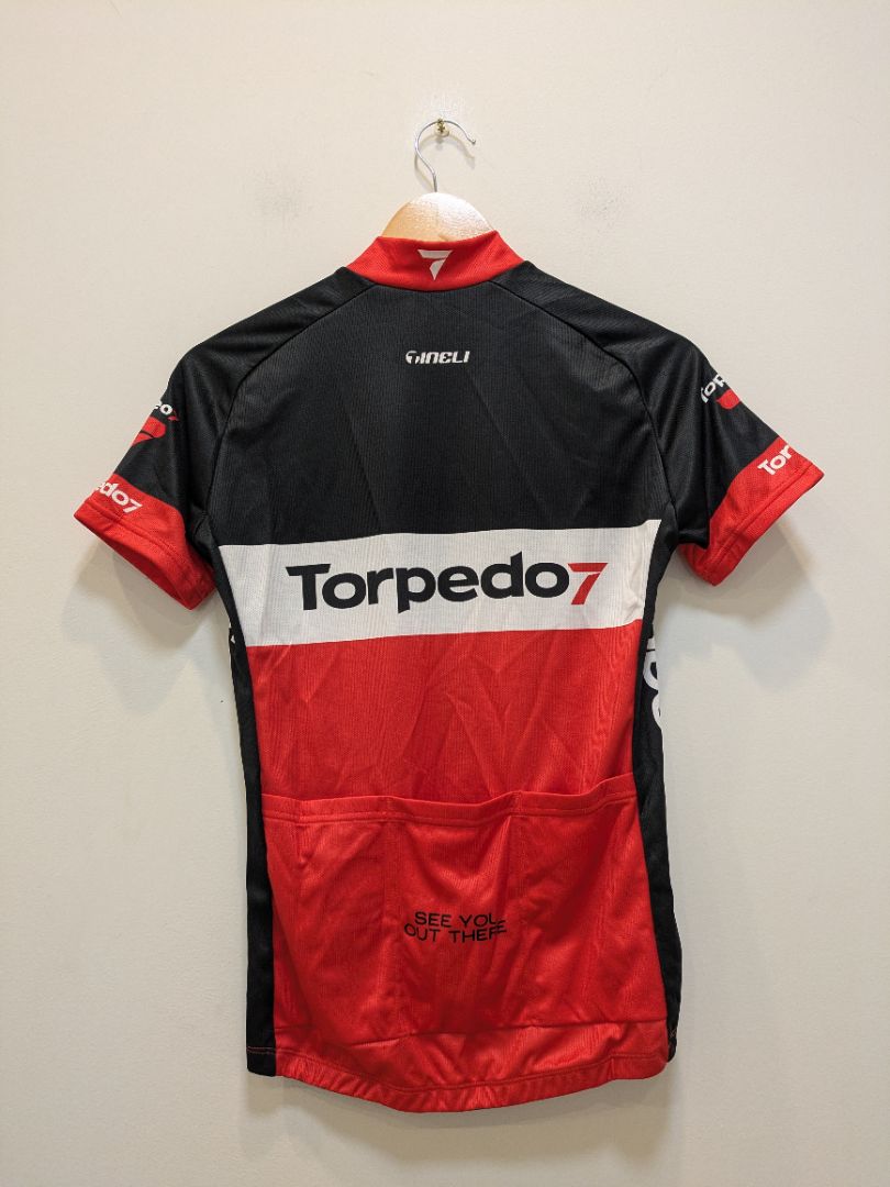 Red Tineli Cycling Jersey, S