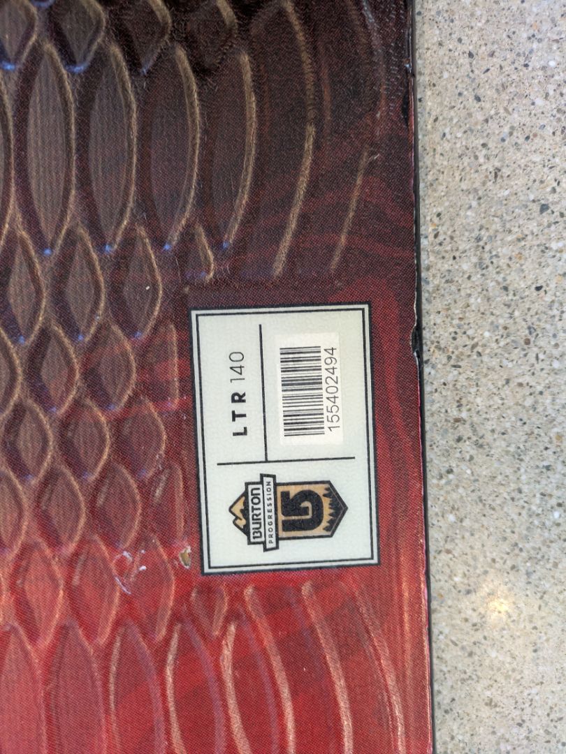 Red Burton LTR, 140 cm