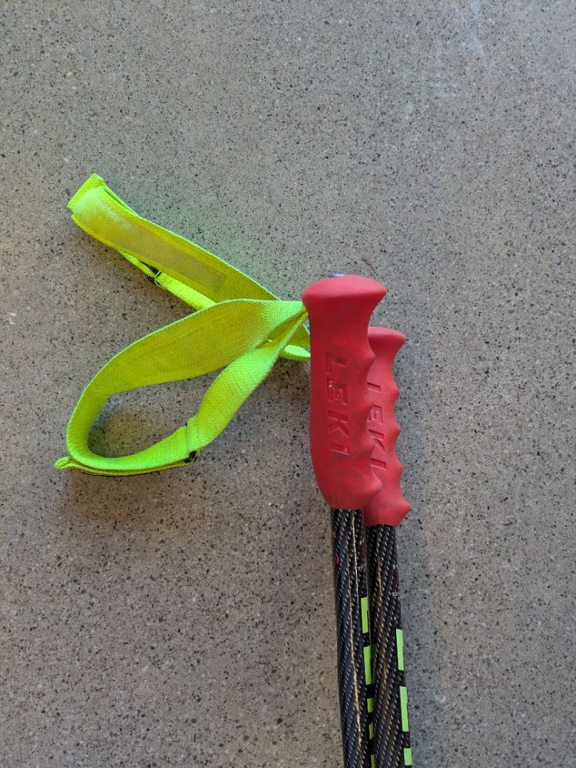 Red Leki Worldcup Racing GS, 130 cm
